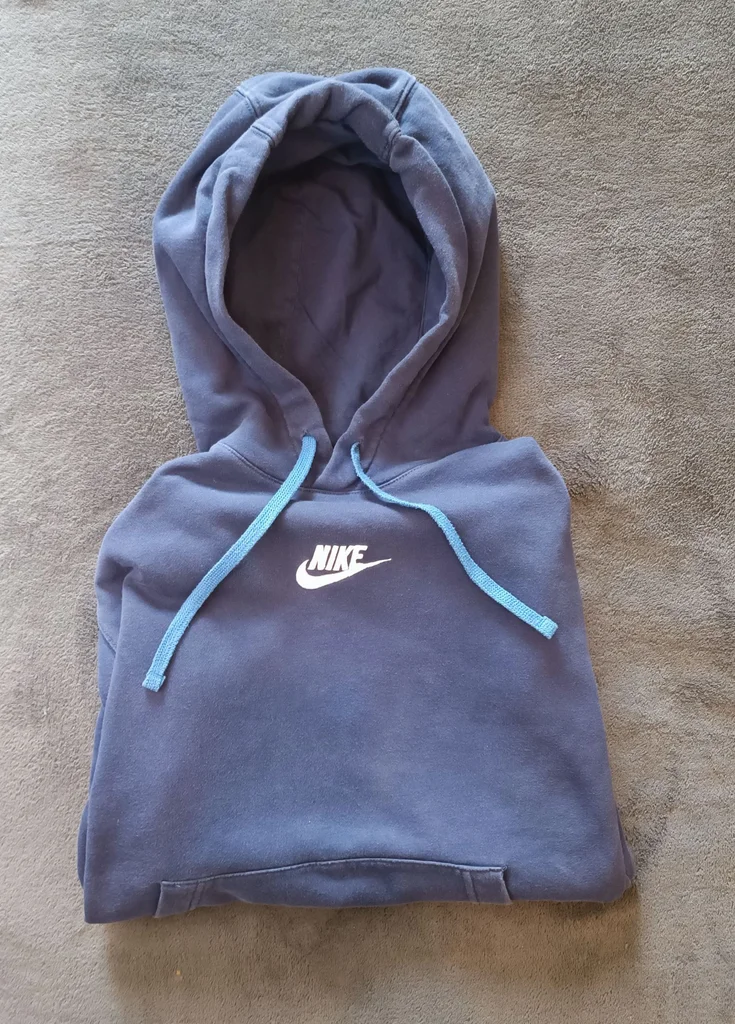 Navy blue Nike pull hoodie in good condition, size M – photo 7